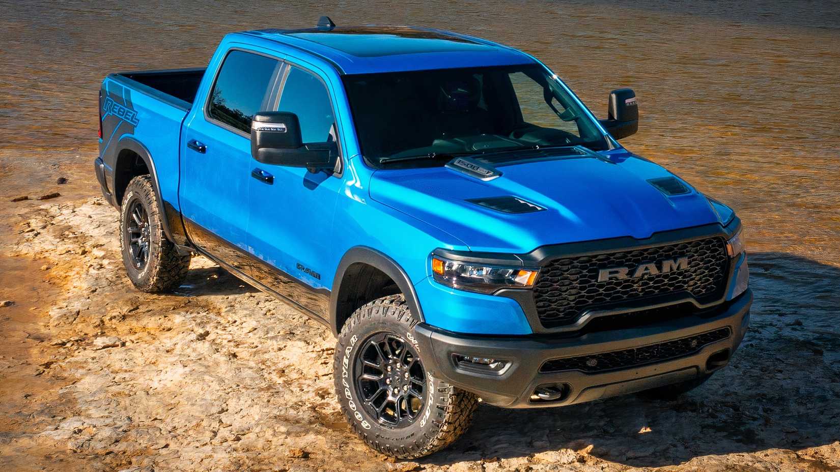 3/4 front view 2025 Ram 1500 Rebel