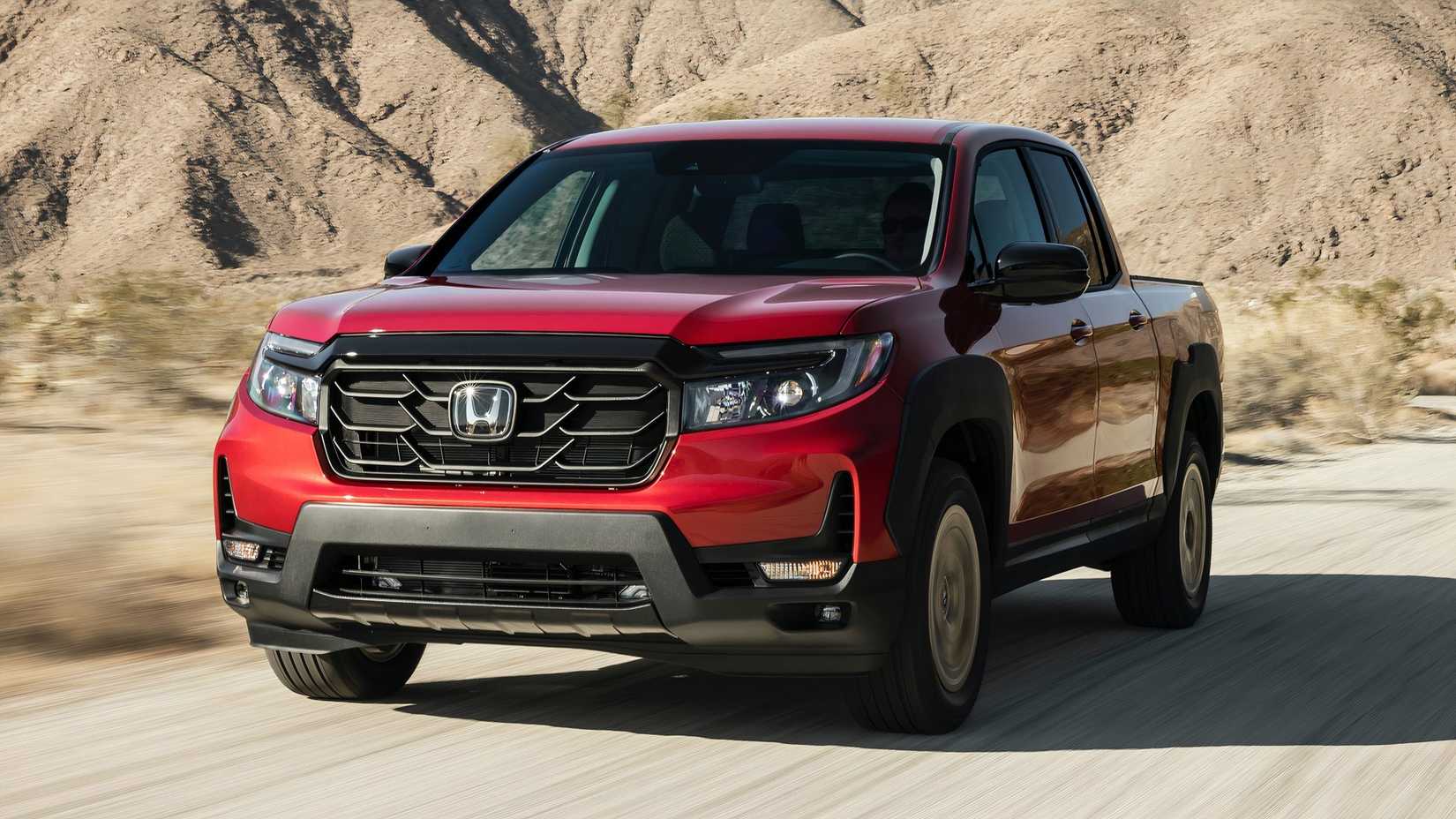 3/4 front view of 2024 Honda Ridgeline