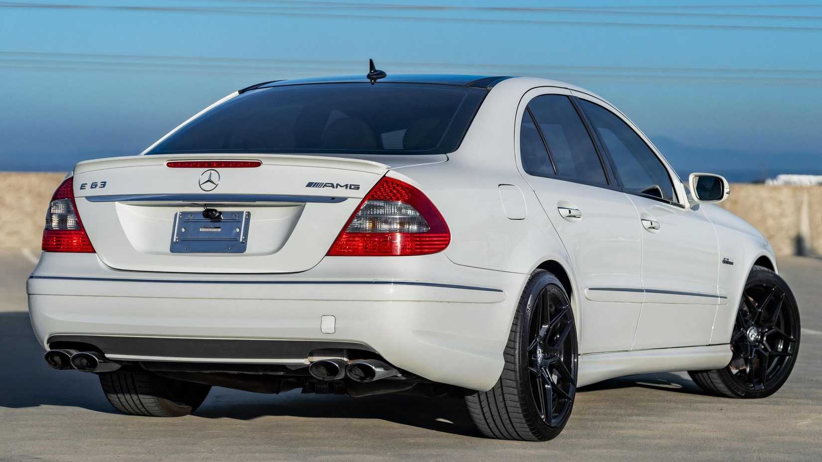 W211 Toe Rear W211 Mercedes E63 AMG: Affordable Used V8 Sleeper