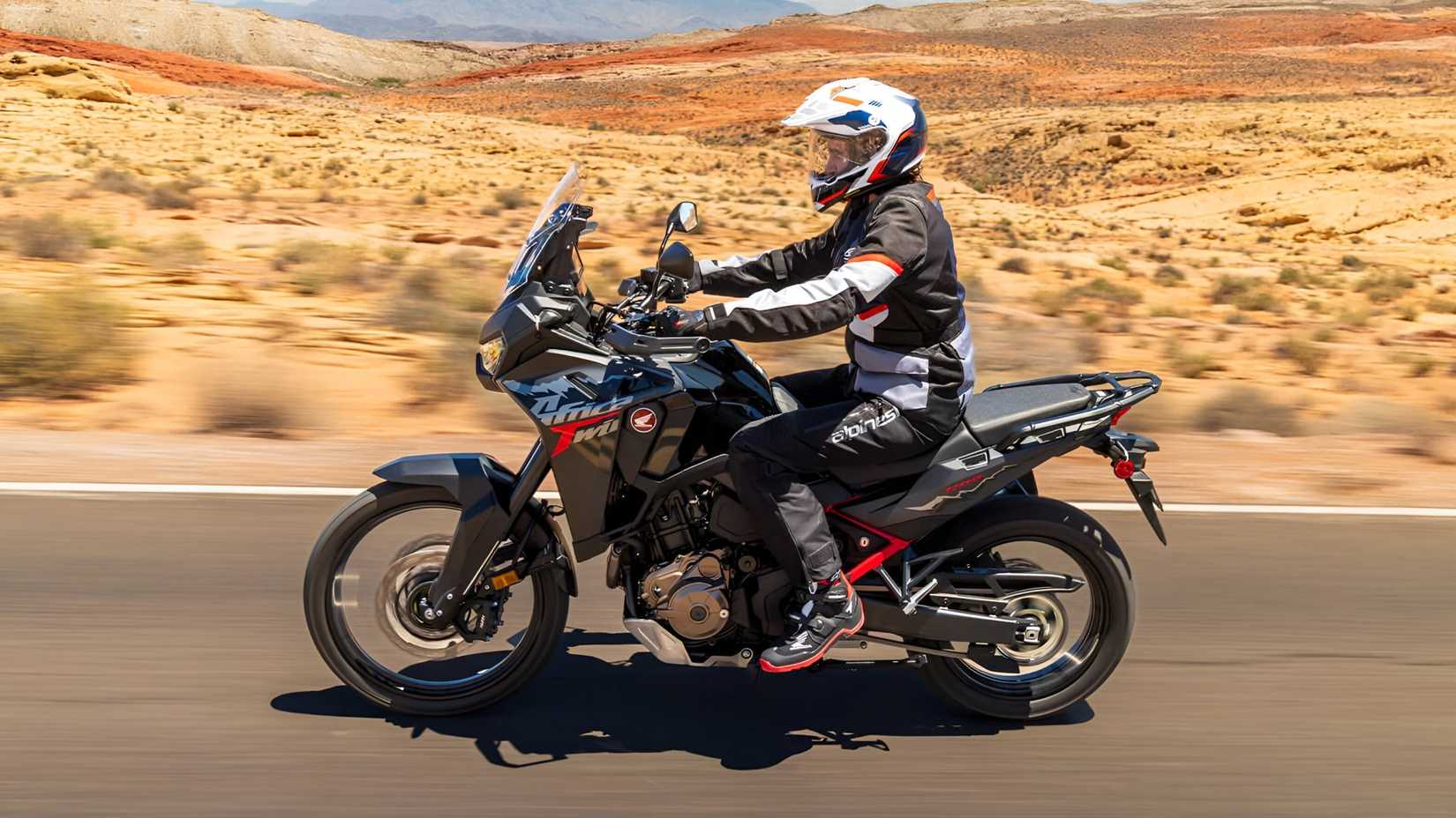 2025 Honda Africa Twin accelerating
