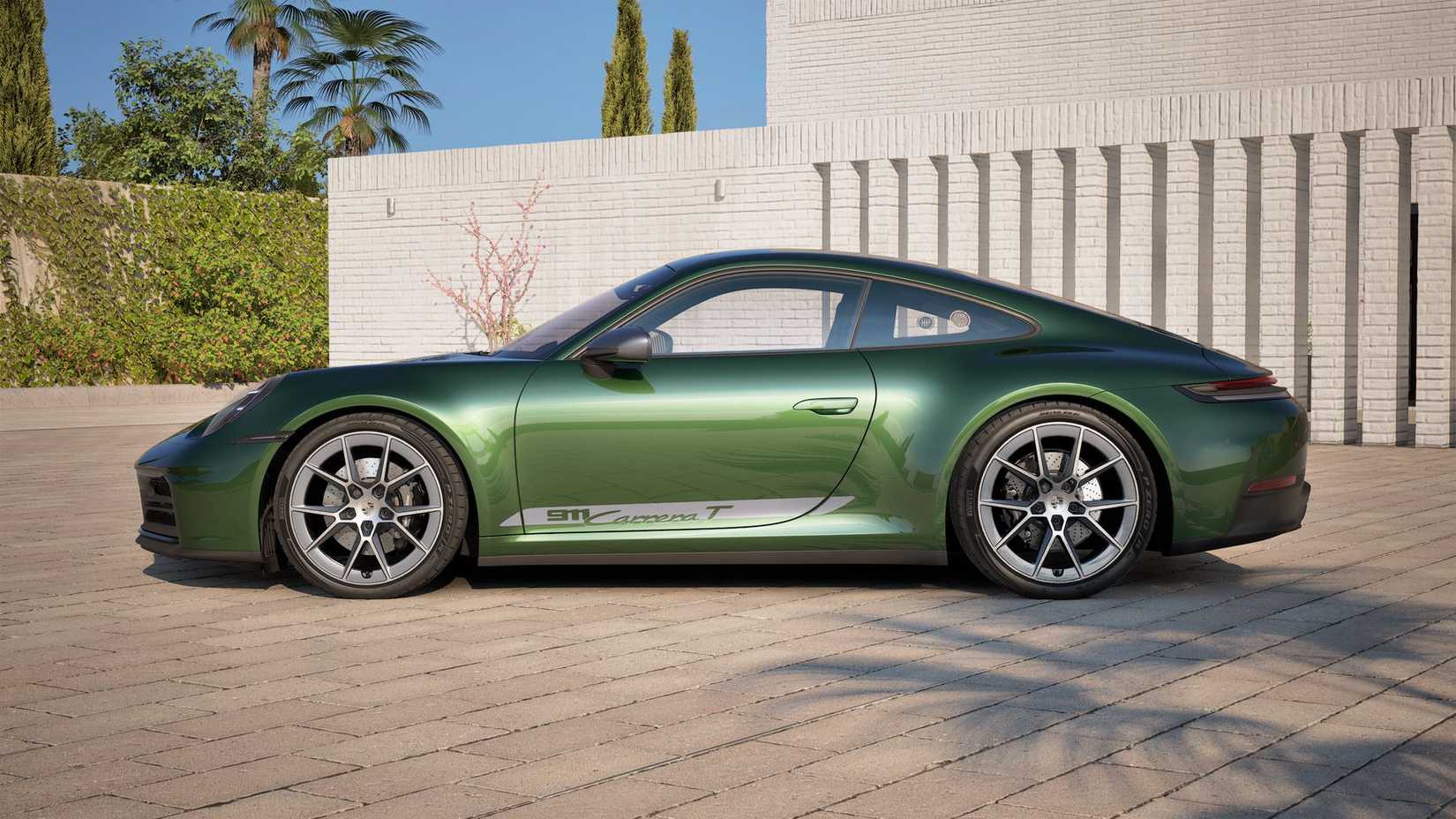 Green 2025 Porsche 911 Carrera T (3)