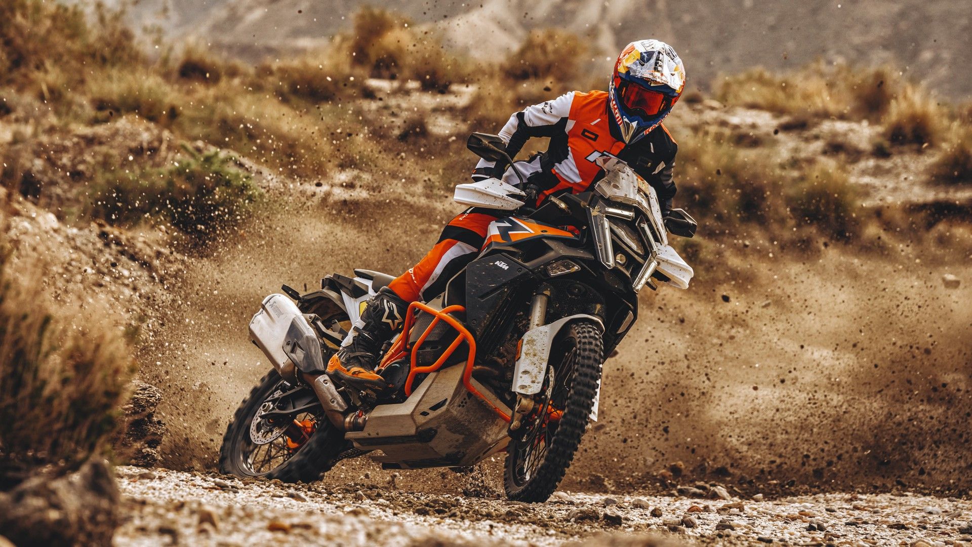 2026 KTM 1390 Super Adventure R Sliding