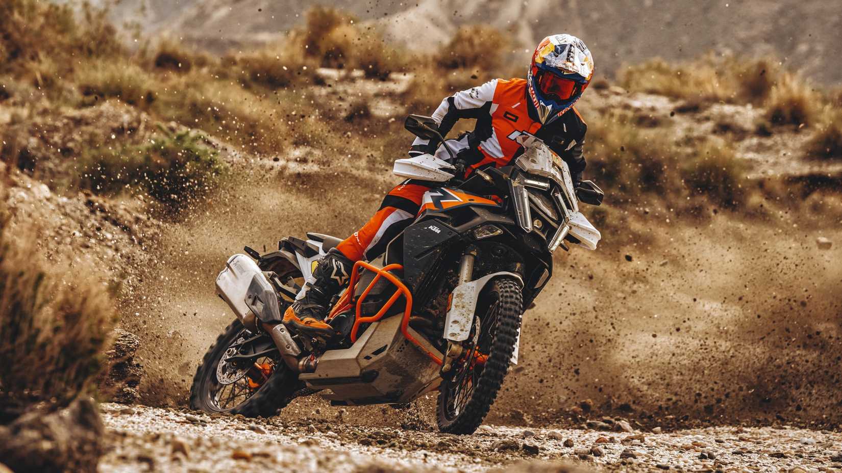 2026 KTM 1390 Super Adventure R Sliding