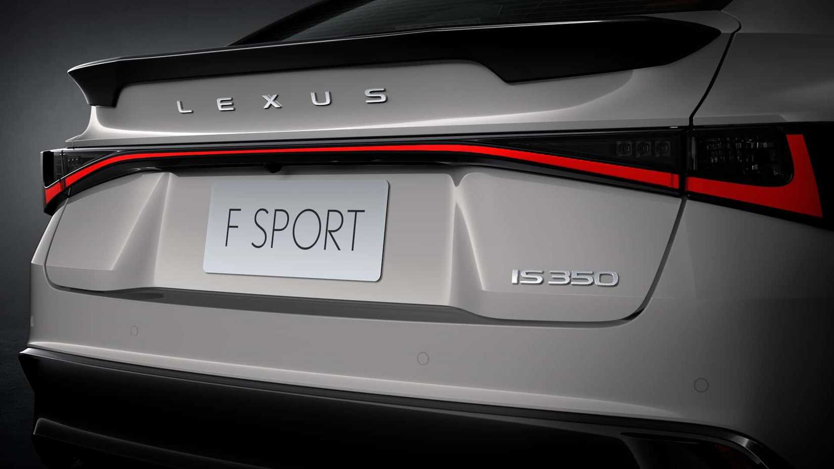 2026-lexus is 350 f sport rear