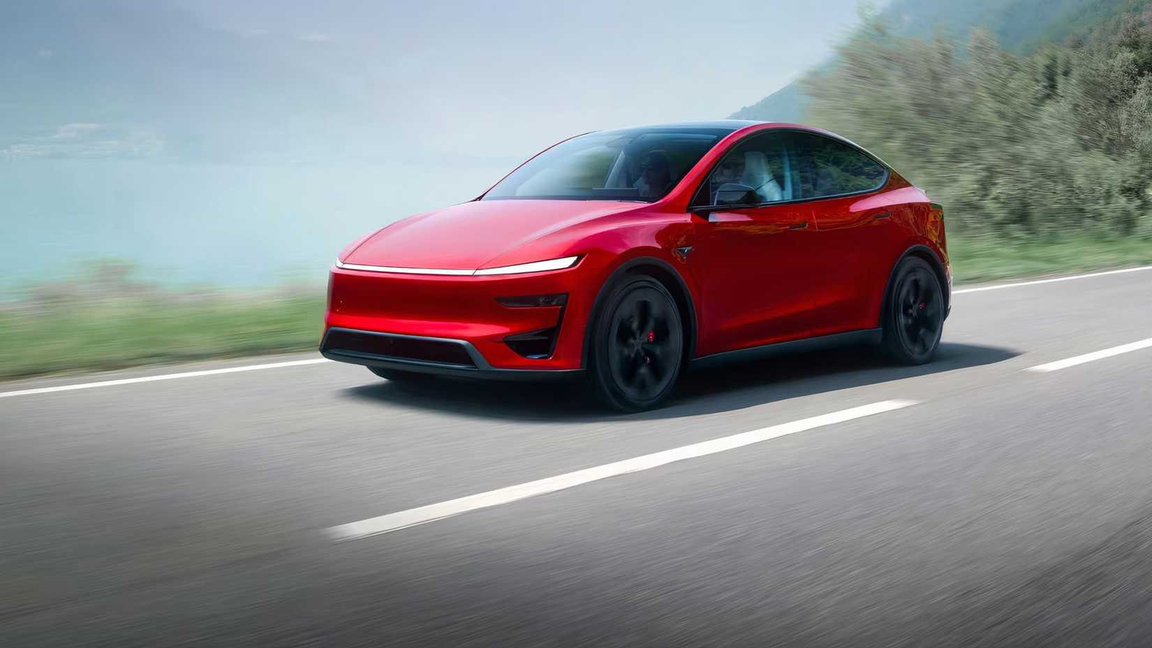 2026 Tesla Model Y Performance front-quarter