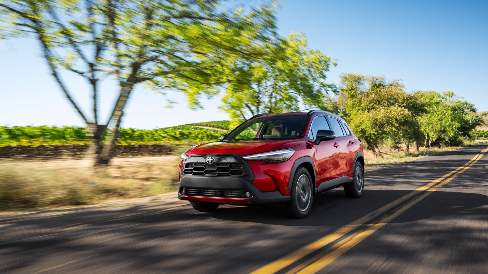 2026 Toyota Corolla Cross frente 3/4