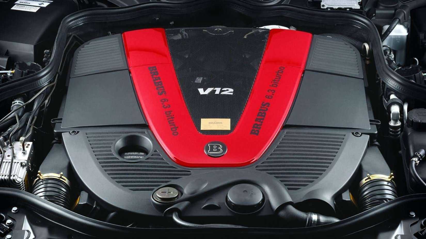 Brabus Mercedes-Benz E V12 enigine