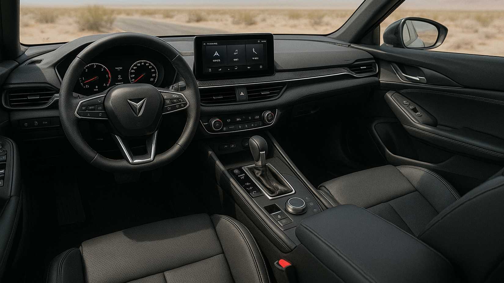 ChatGPT Sports Sedan interior