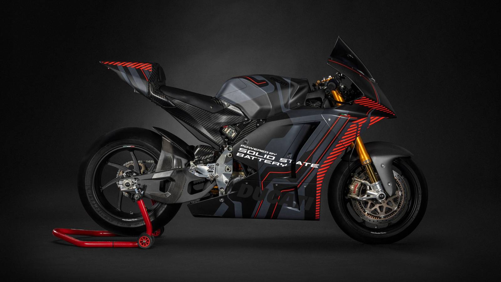 Illustration of Supercharged Electric Ducati Review