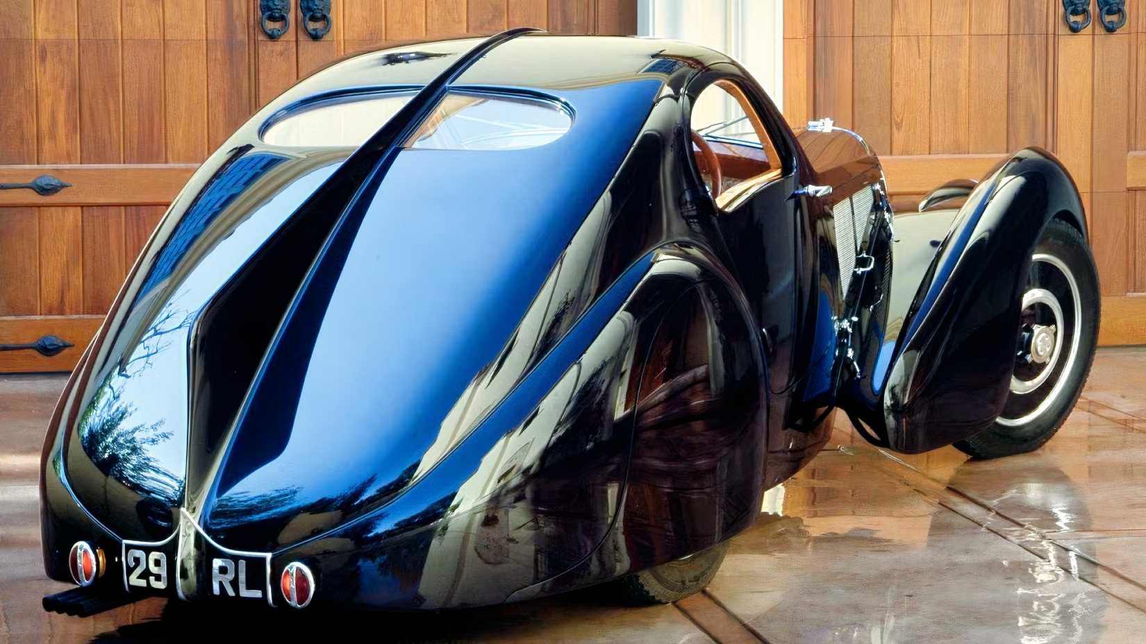 Bugatti Type 51 Dubos Coupe, rear 3/4