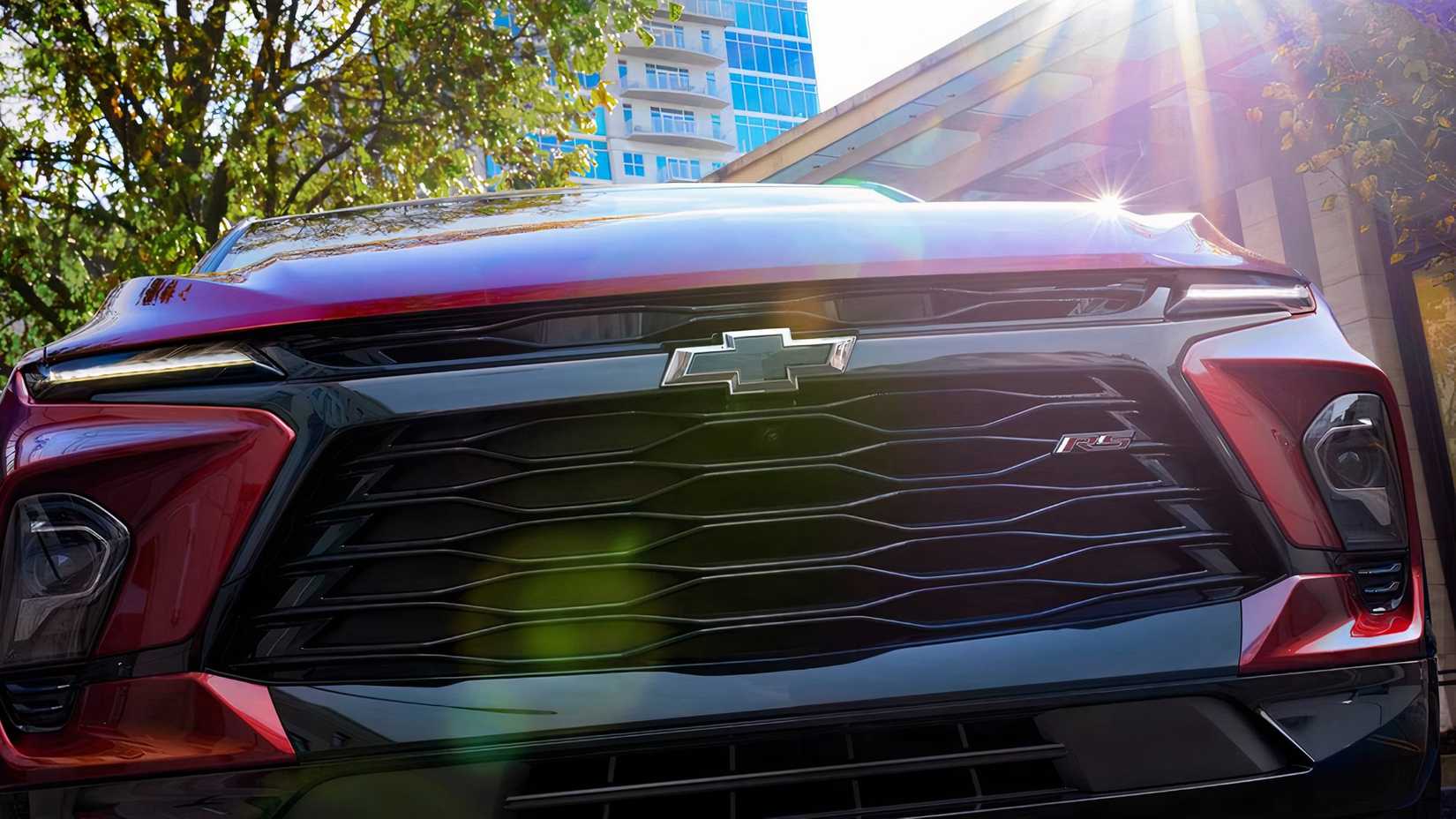 2025 Chevrolet Blazer hood and grille