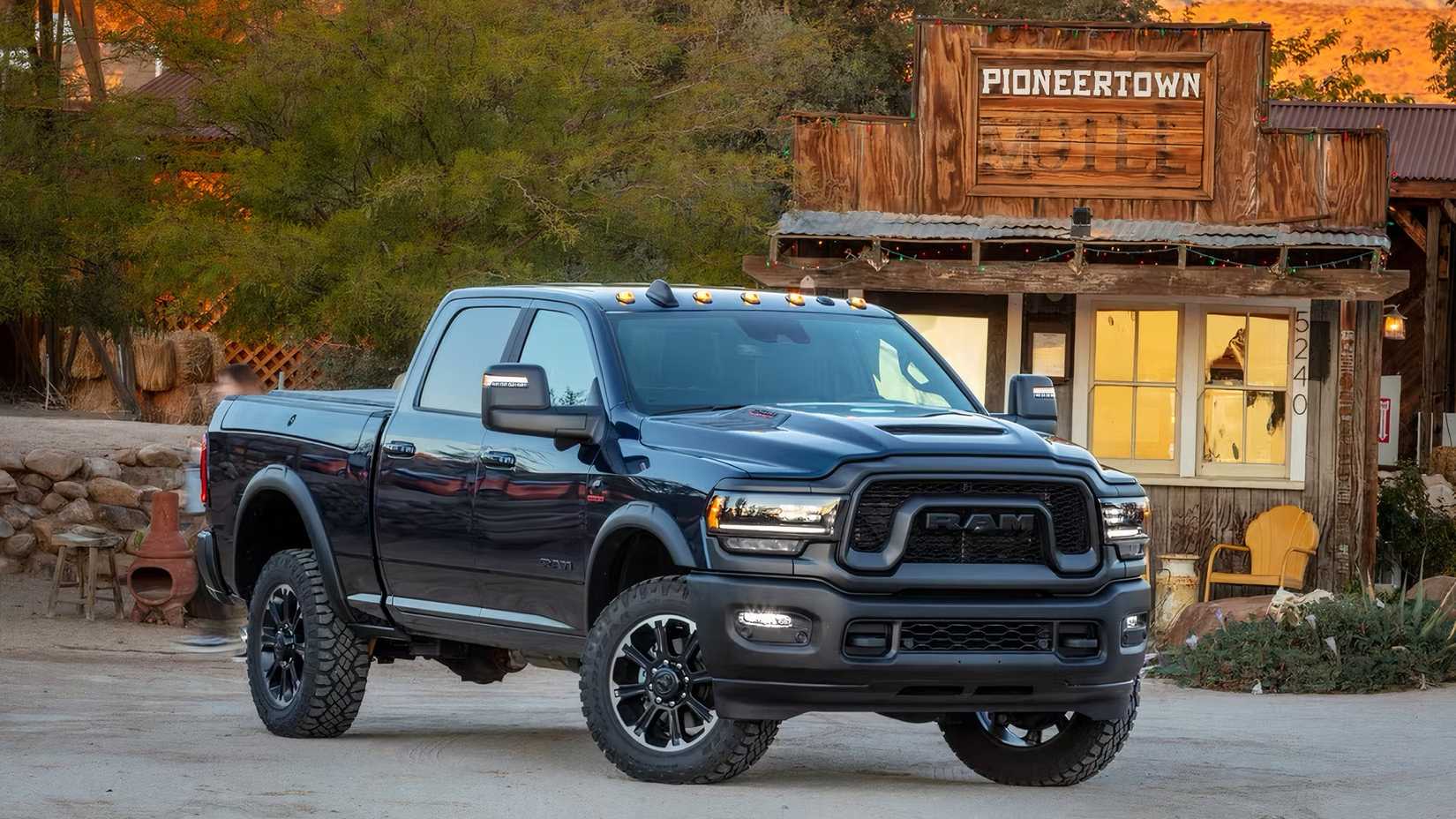 2025 Ram 2500 in black parked