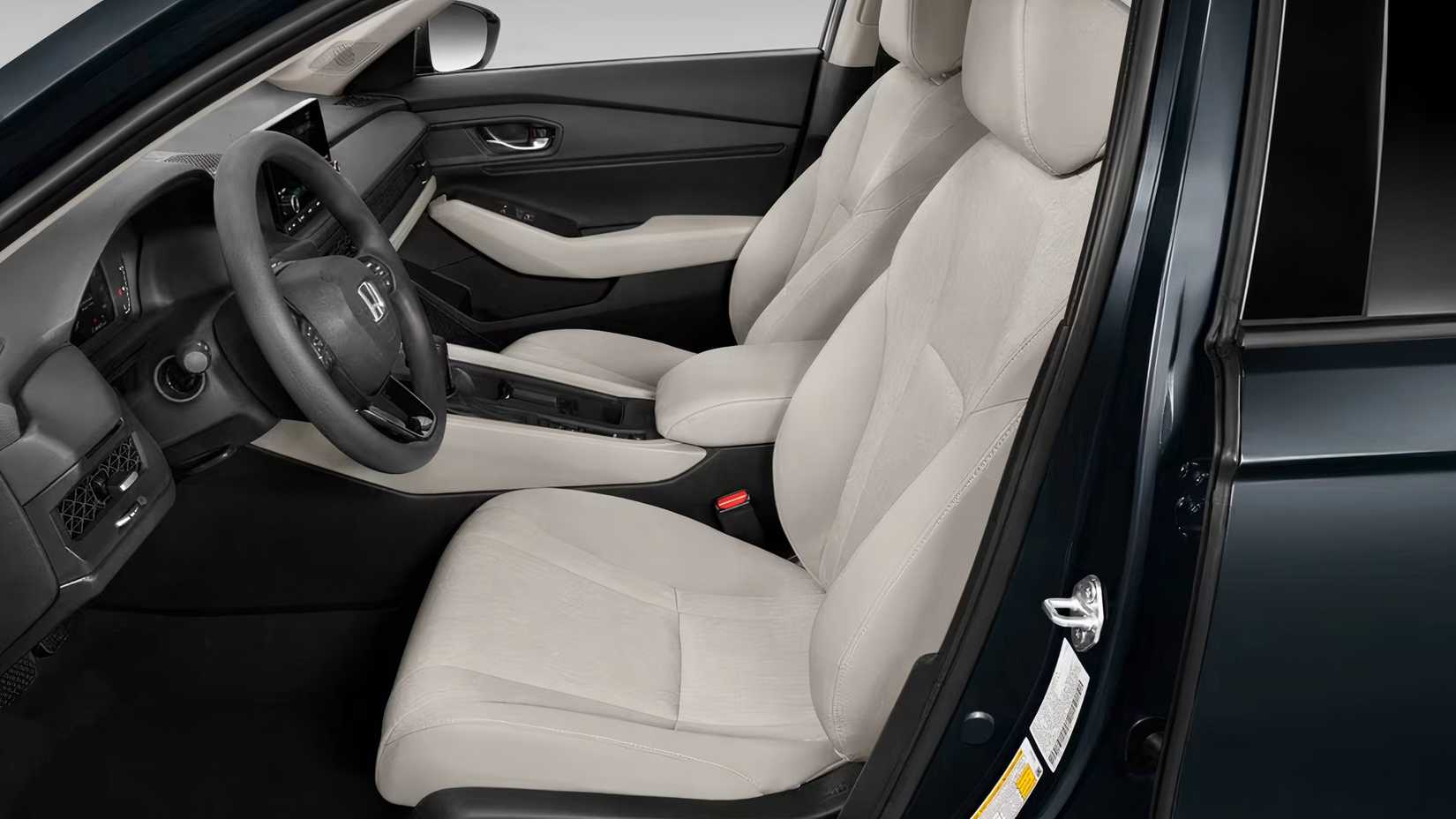 2025 Honda Accord interior showing front seats