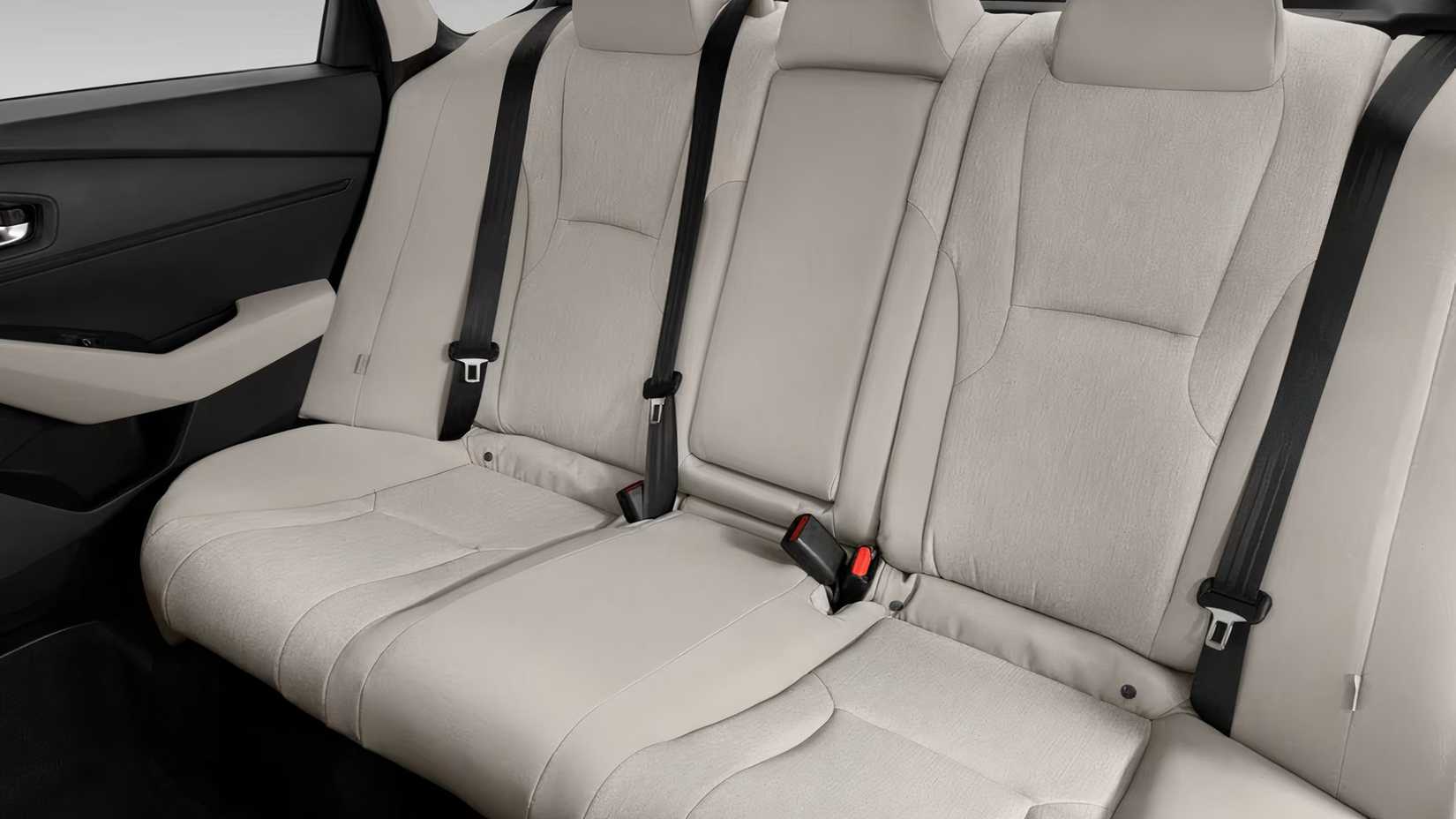 2025 Honda Accord interior showing rear seats