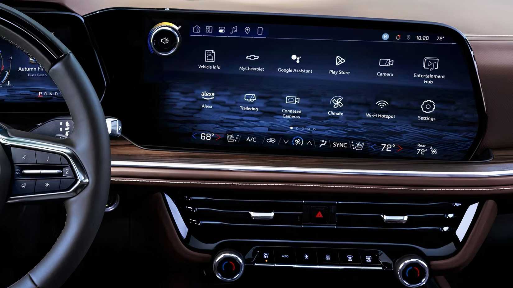 Interior do Chevrolet Suburban 2026