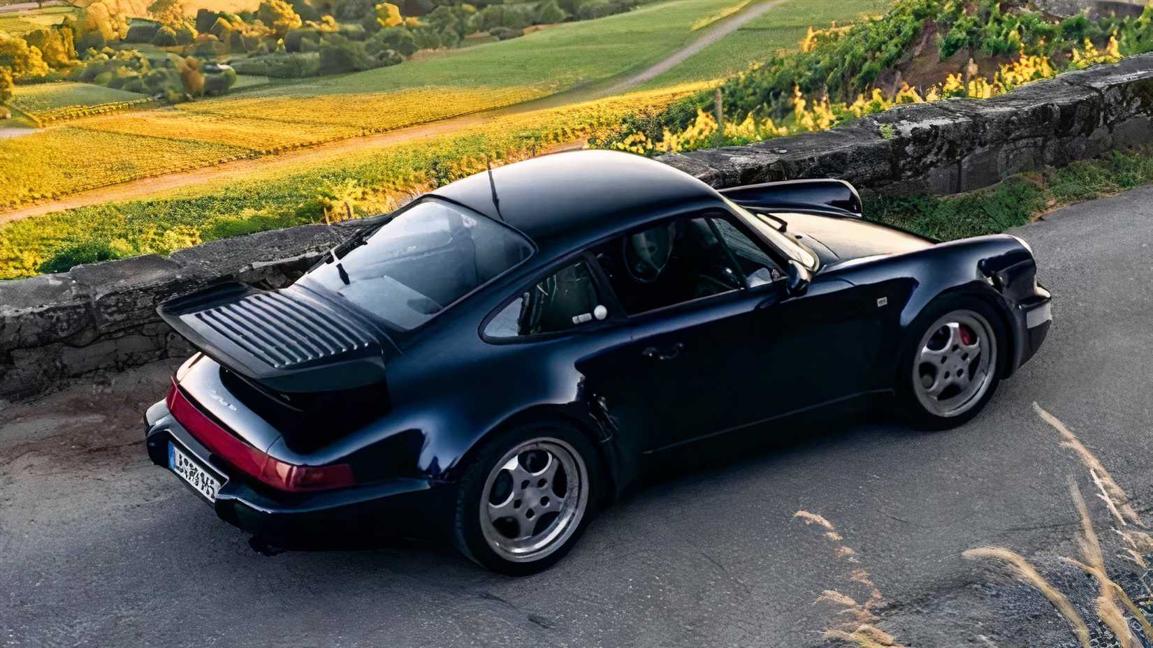 1993 Porsche 911 Turbo 3.6 parked