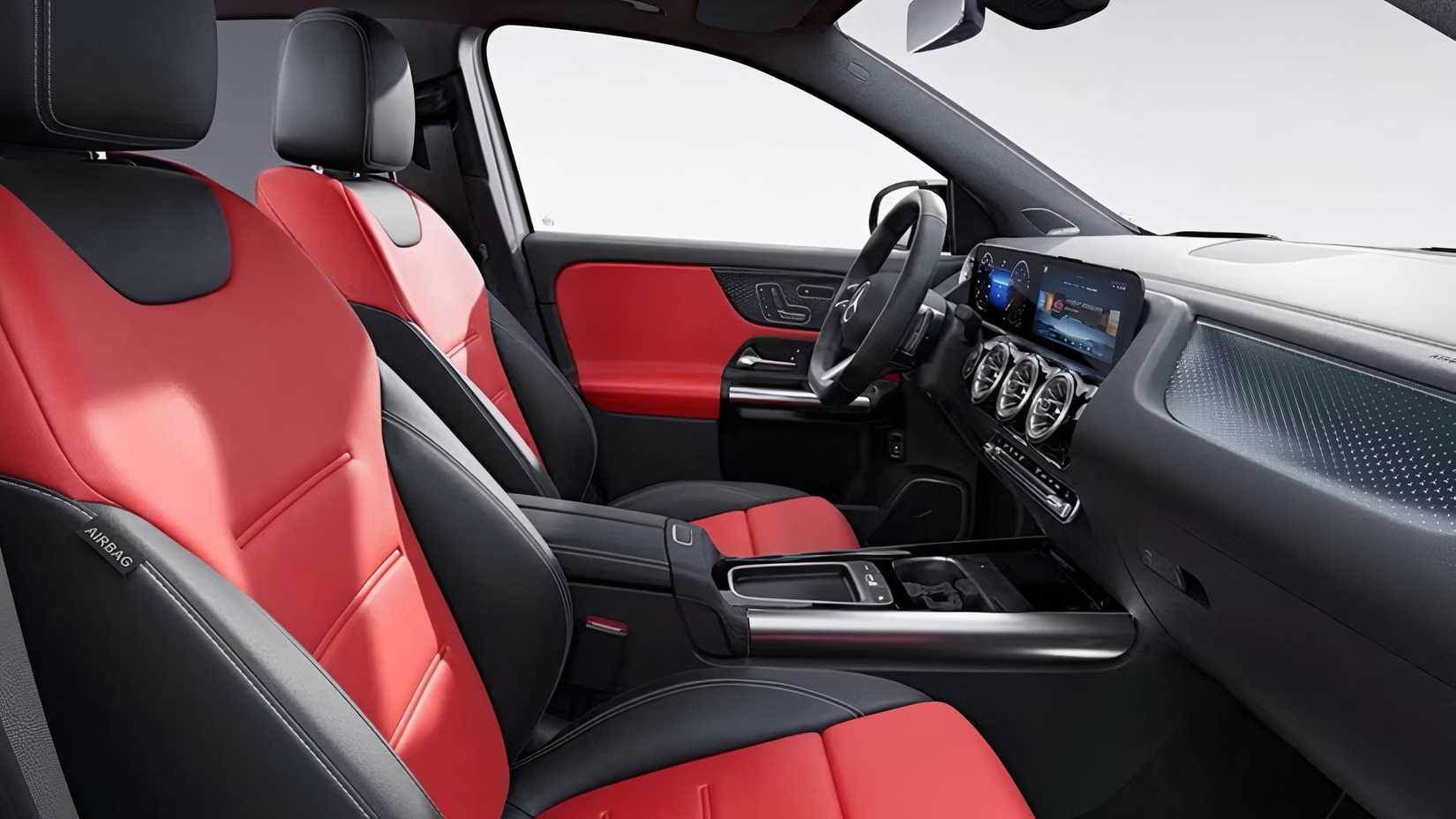2026 Mercedes-Benz GLA-Class interior showing front seats