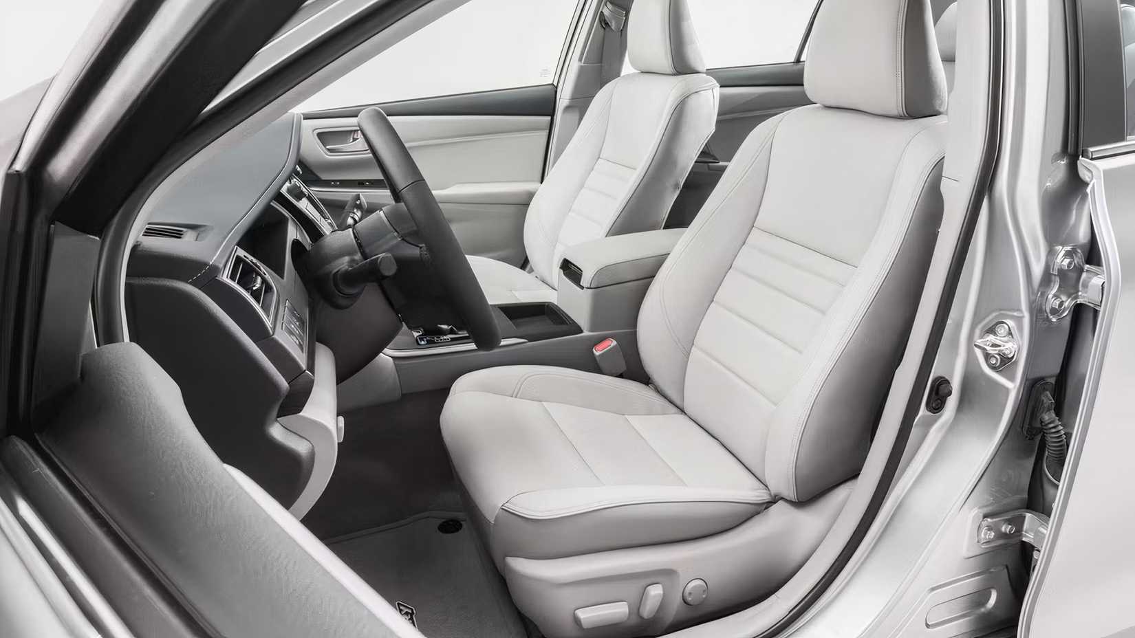 2015 Toyota Camry interior showing front seats
