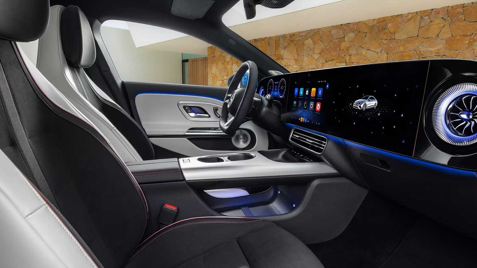 2026 Mercedes-Benz CLA-Class interior showing front cabin