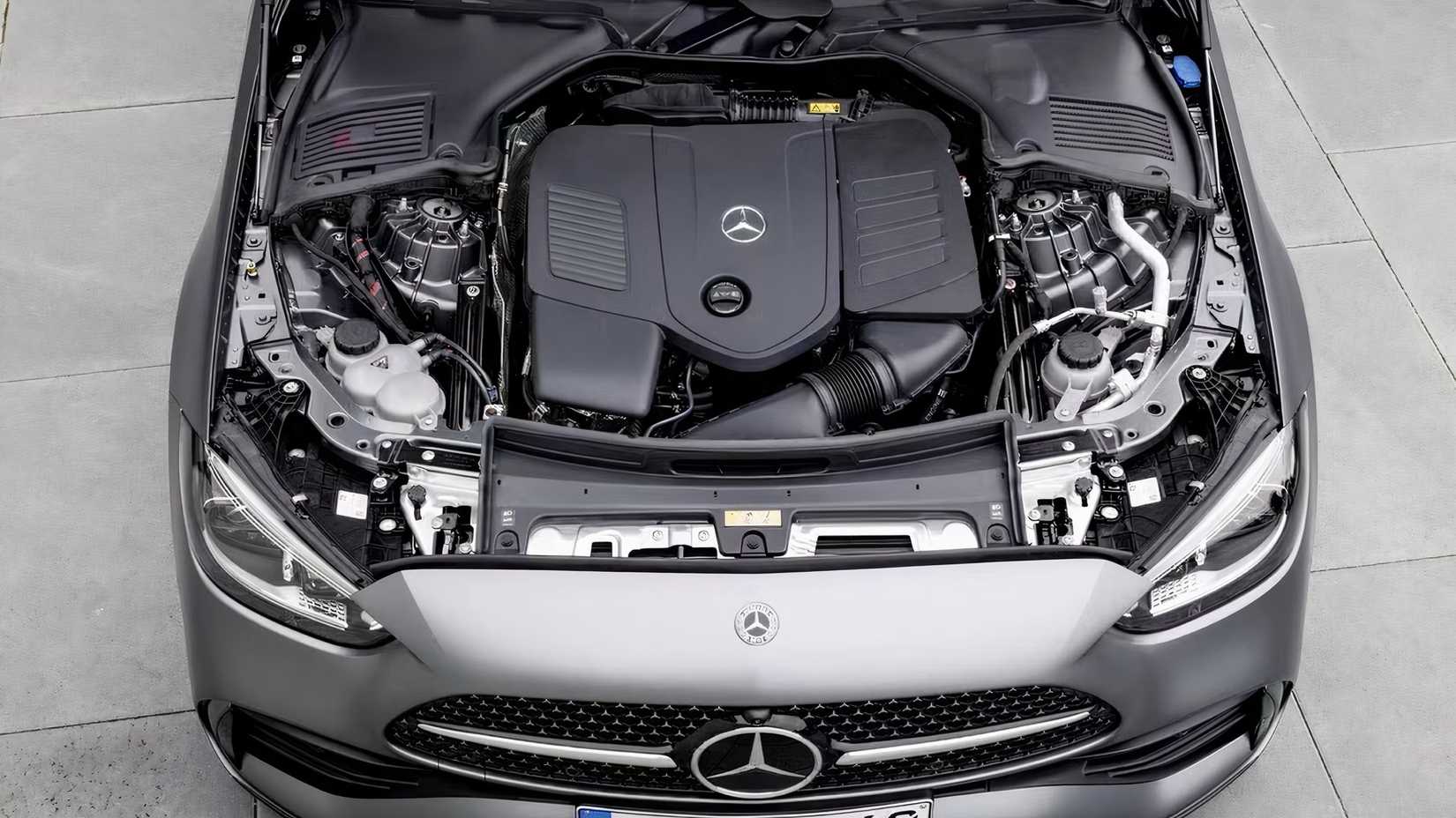 2026 Mercedes-Benz C-Class engine bay