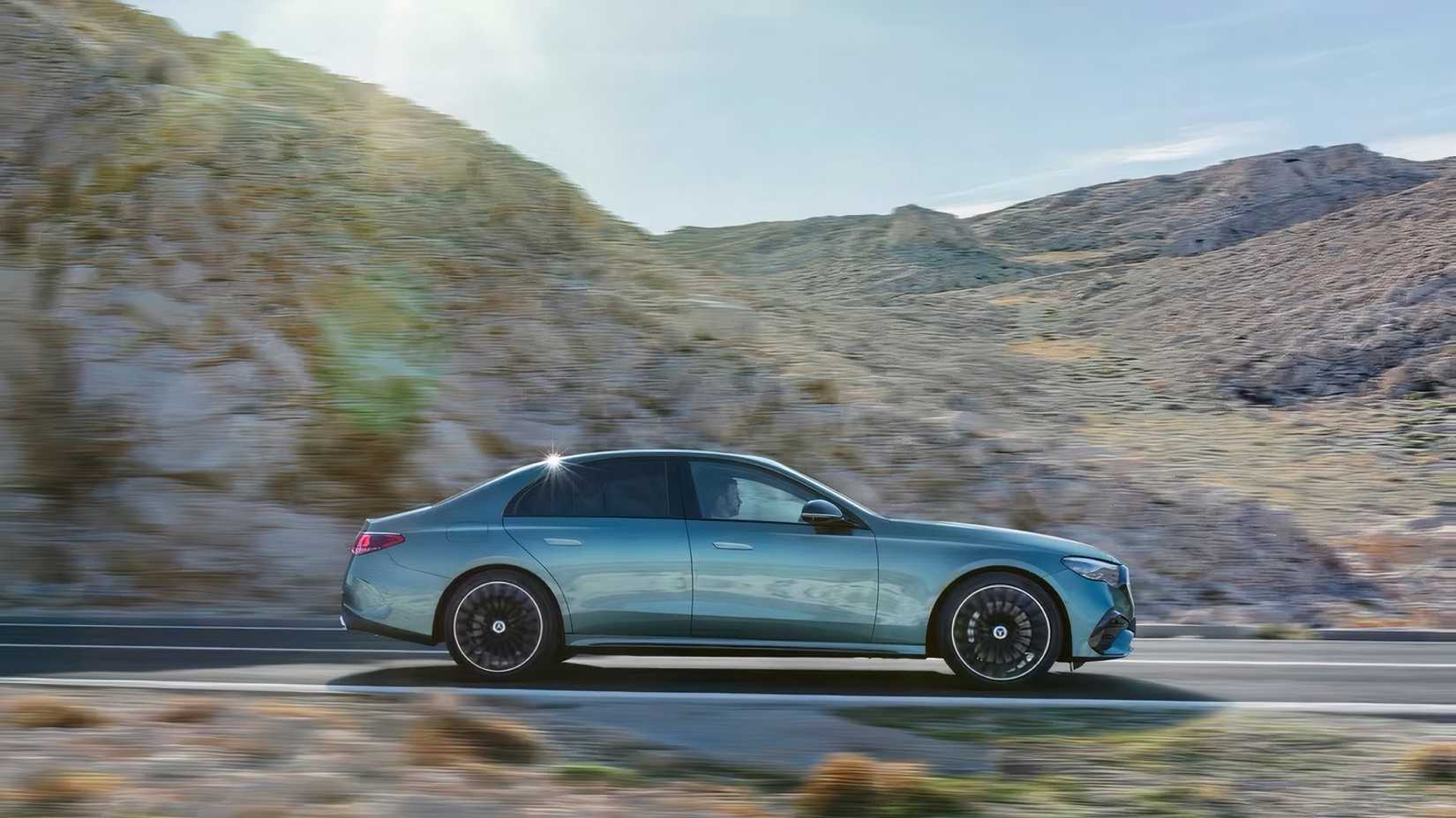 2026 Mercedes-Benz E-Class sedan in blue