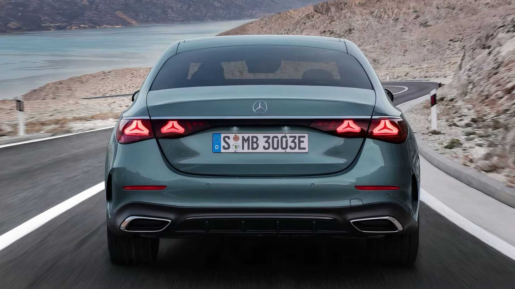 2026 Mercedes-Benz E-Class sedan in blue