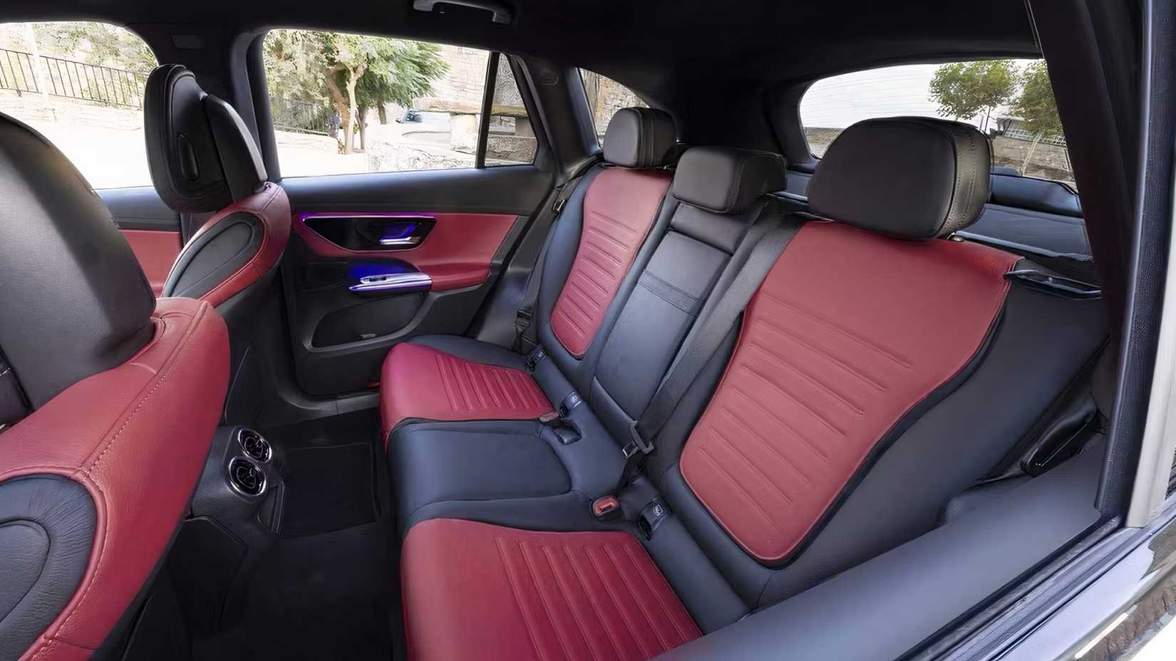 2026 Mercedes-Benz GLC-Class SUV interior showing rear seats