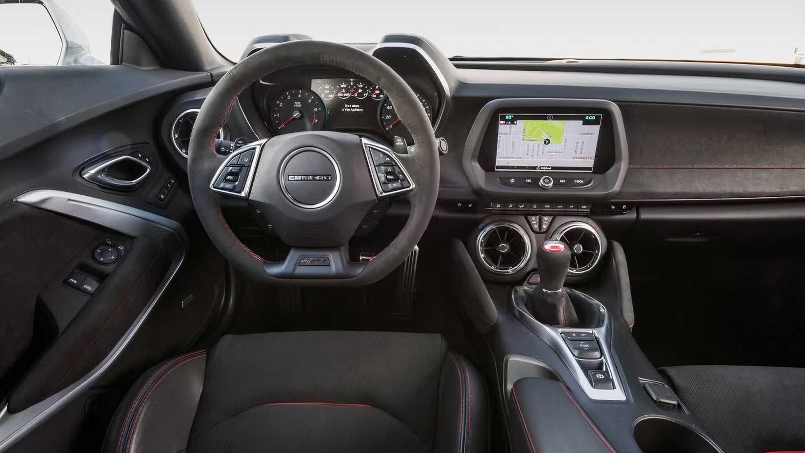 2018 Chevrolet Camaro ZL1 interior showing dashboard and steering wheel