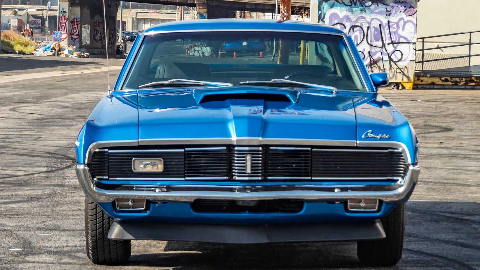 Front view of 1969 Mercury Cougar Eliminator 351