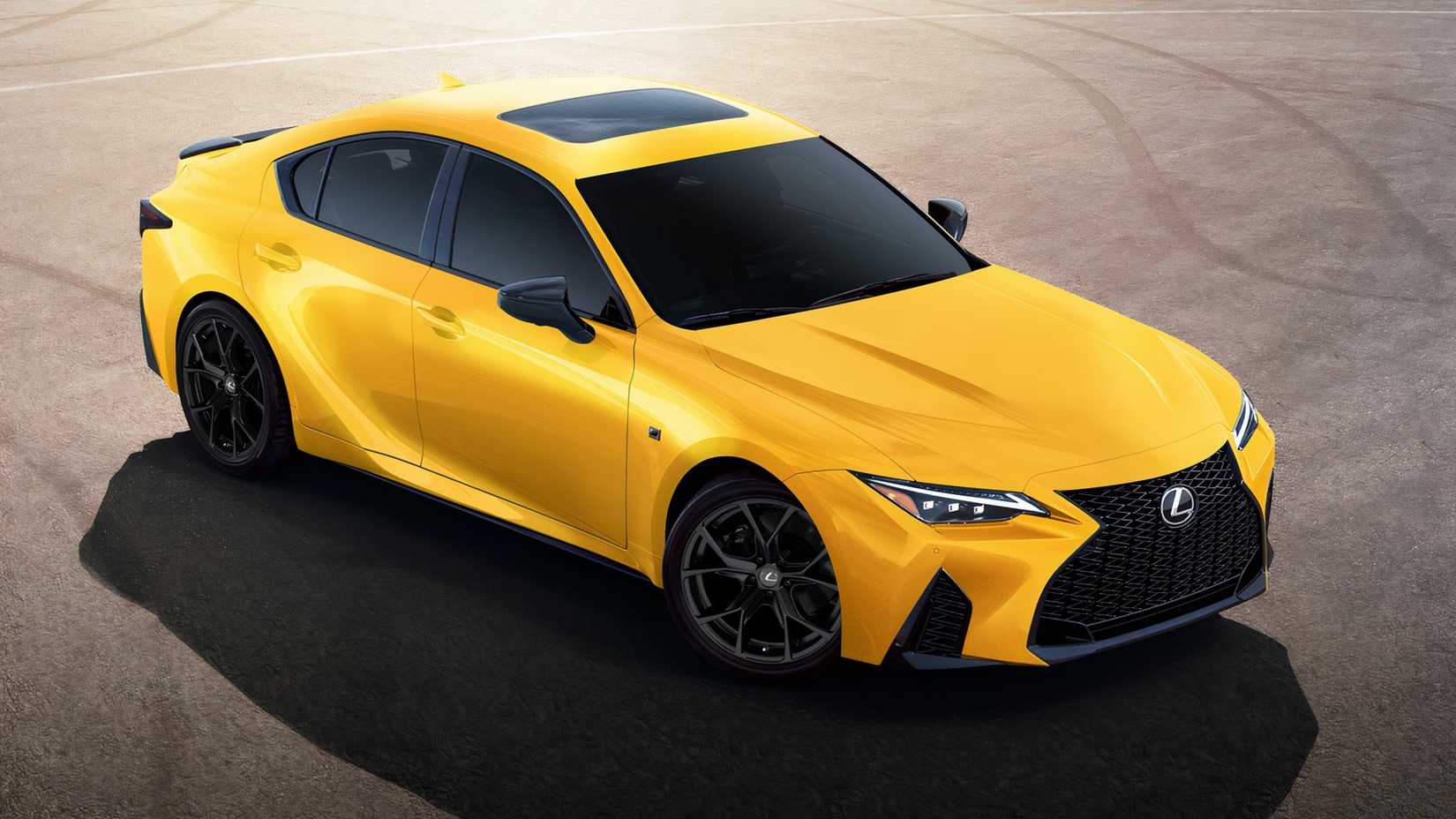 2025 Lexus IS 500 front 3/4