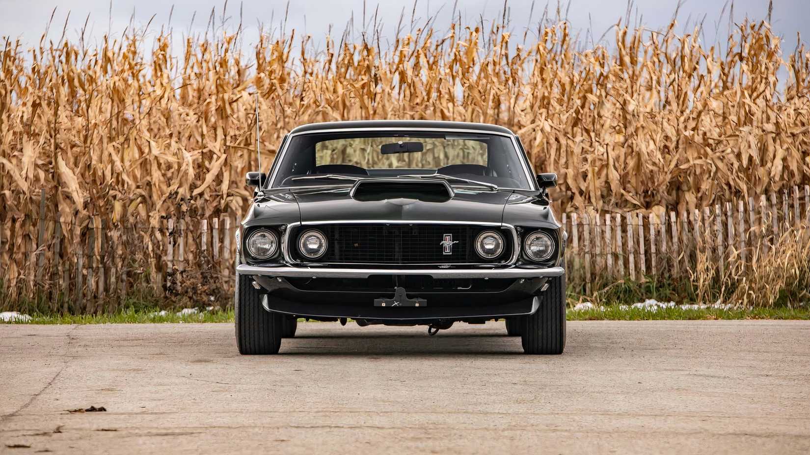 Front view of 1969 Ford Mustang Boss 429