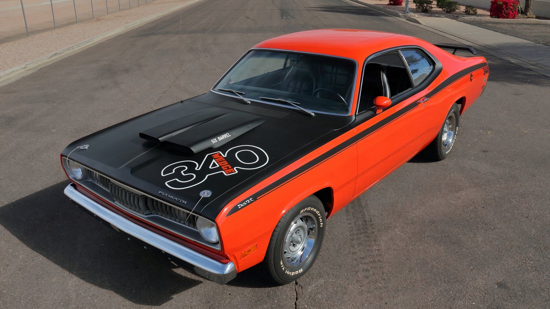 vista superior do Plymouth Duster 1971