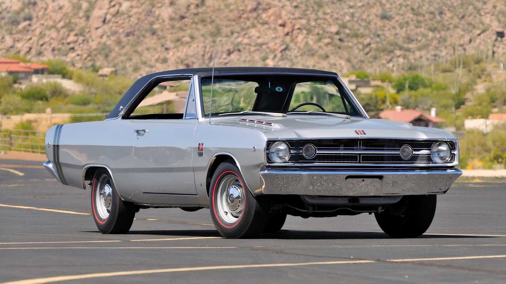3/4 front view of 1968 Mr. Norm’s Grand Spaulding Dodge Dart GSS
