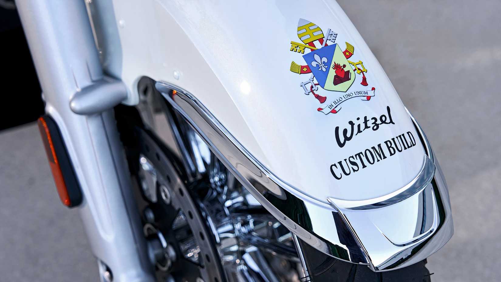 BMW R 18 Transcontinental with Vatican coat of arms
