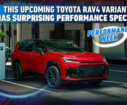 Esta próxima variante do Toyota RAV4 tem especificações de desempenho surpreendentes