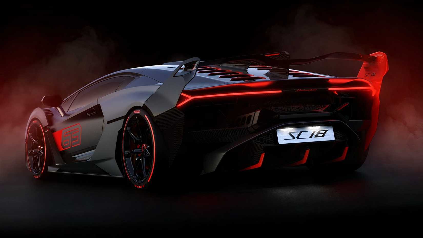 Lamborghini SC18, rear 3/4