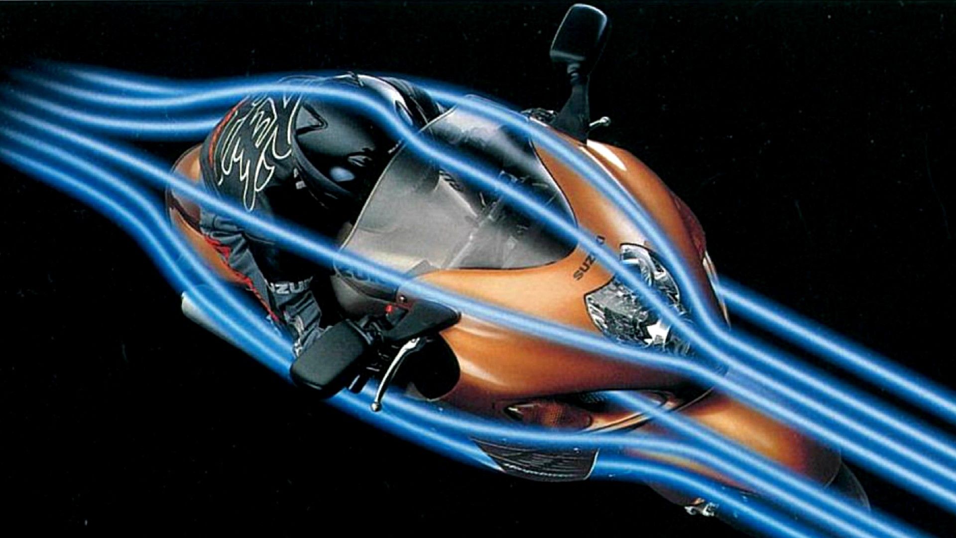 Aerodinâmica Suzuki Hayabusa 1999