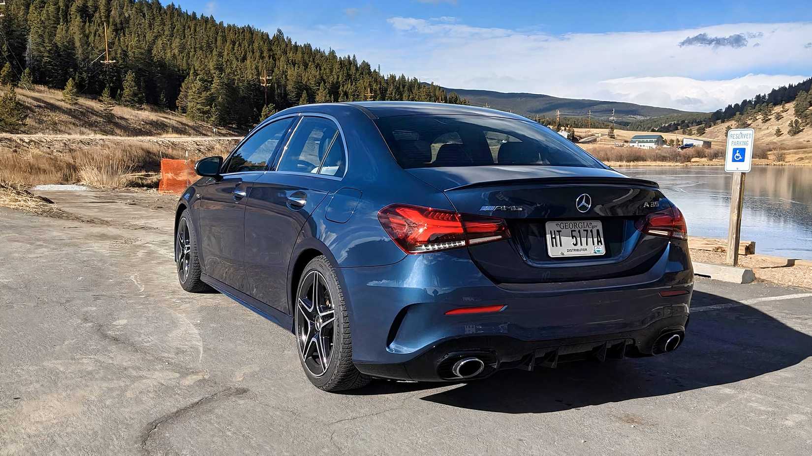 2021 Mercedes-AMG A 35 rear