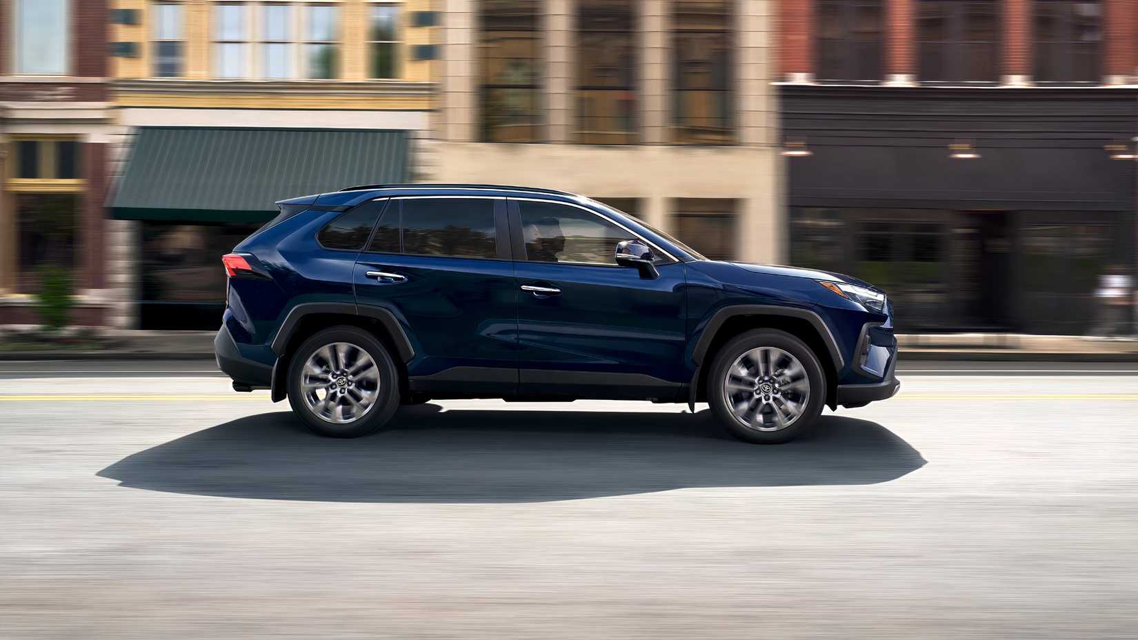 Side profile shot of the 2025 Toyota RAV4 Limited