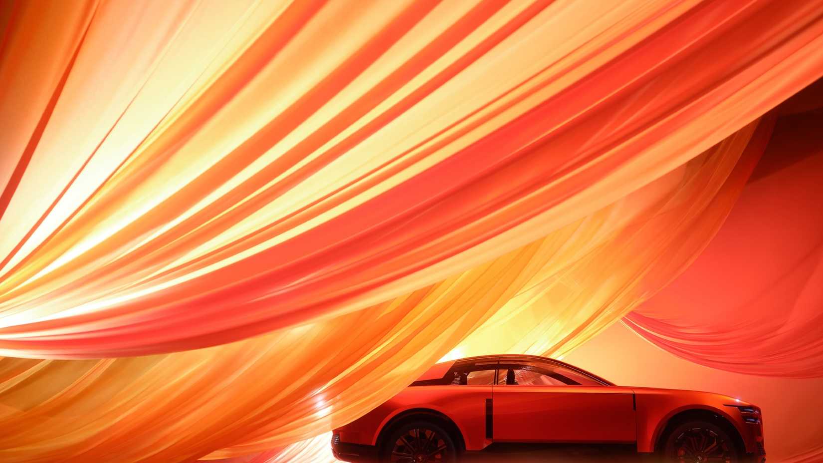 Perfil lateral do Century Coupe Concept