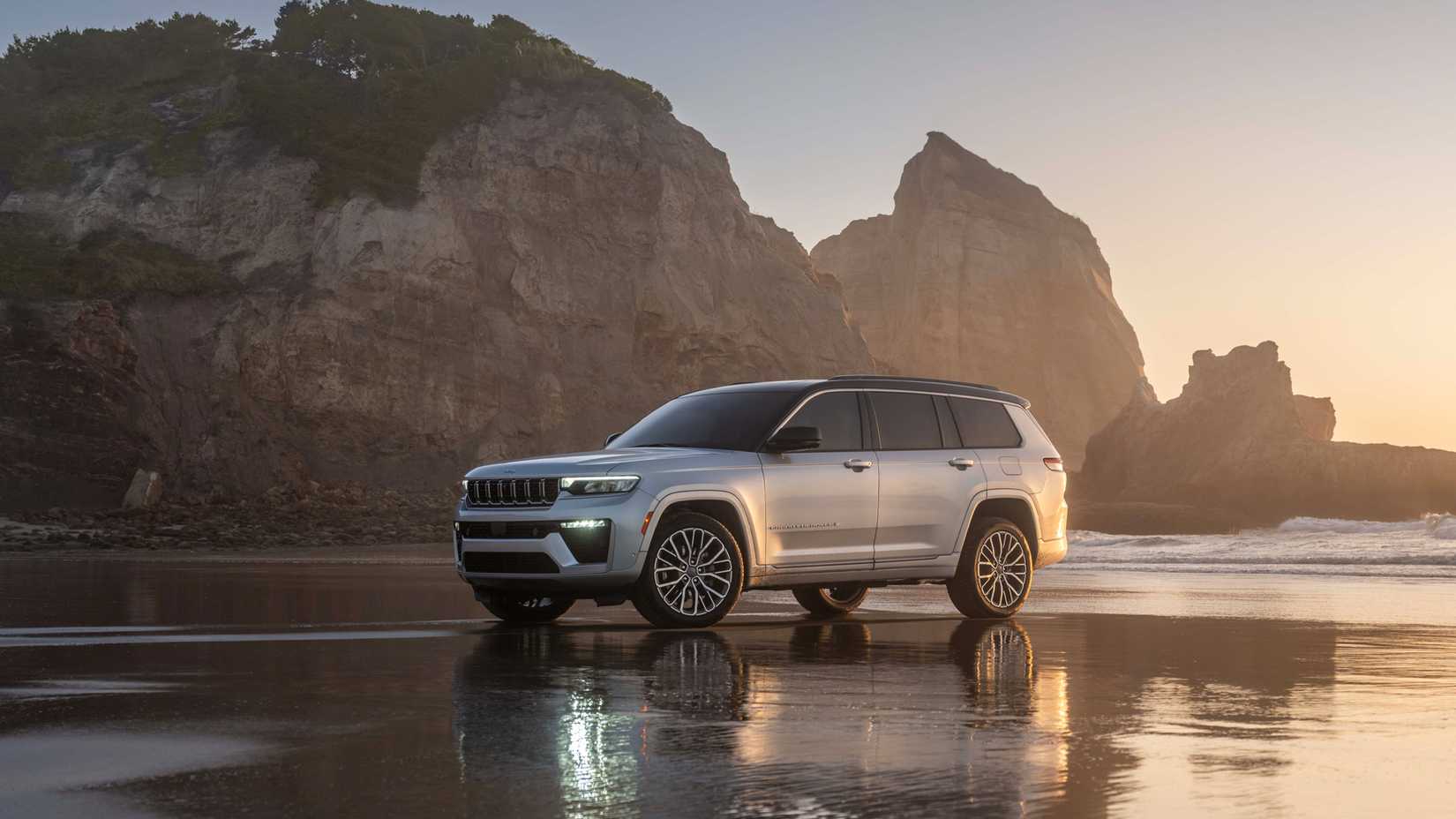 2026 Jeep Grand Cherokee on the beach