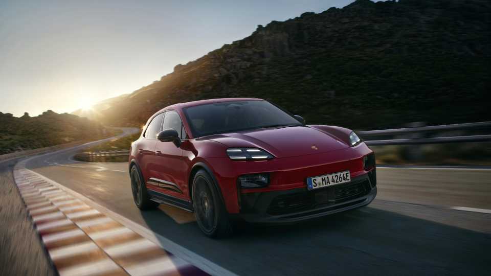 2026 Porsche Macan in red