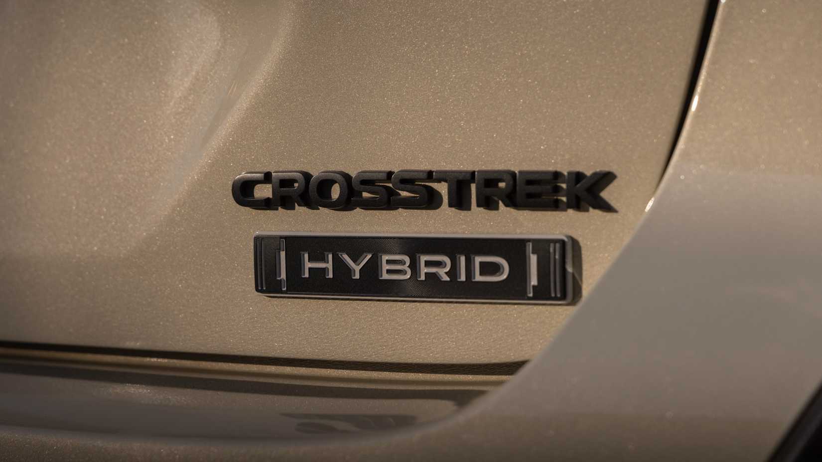 Um close do Subaru Crosstrek Hybrid 2026