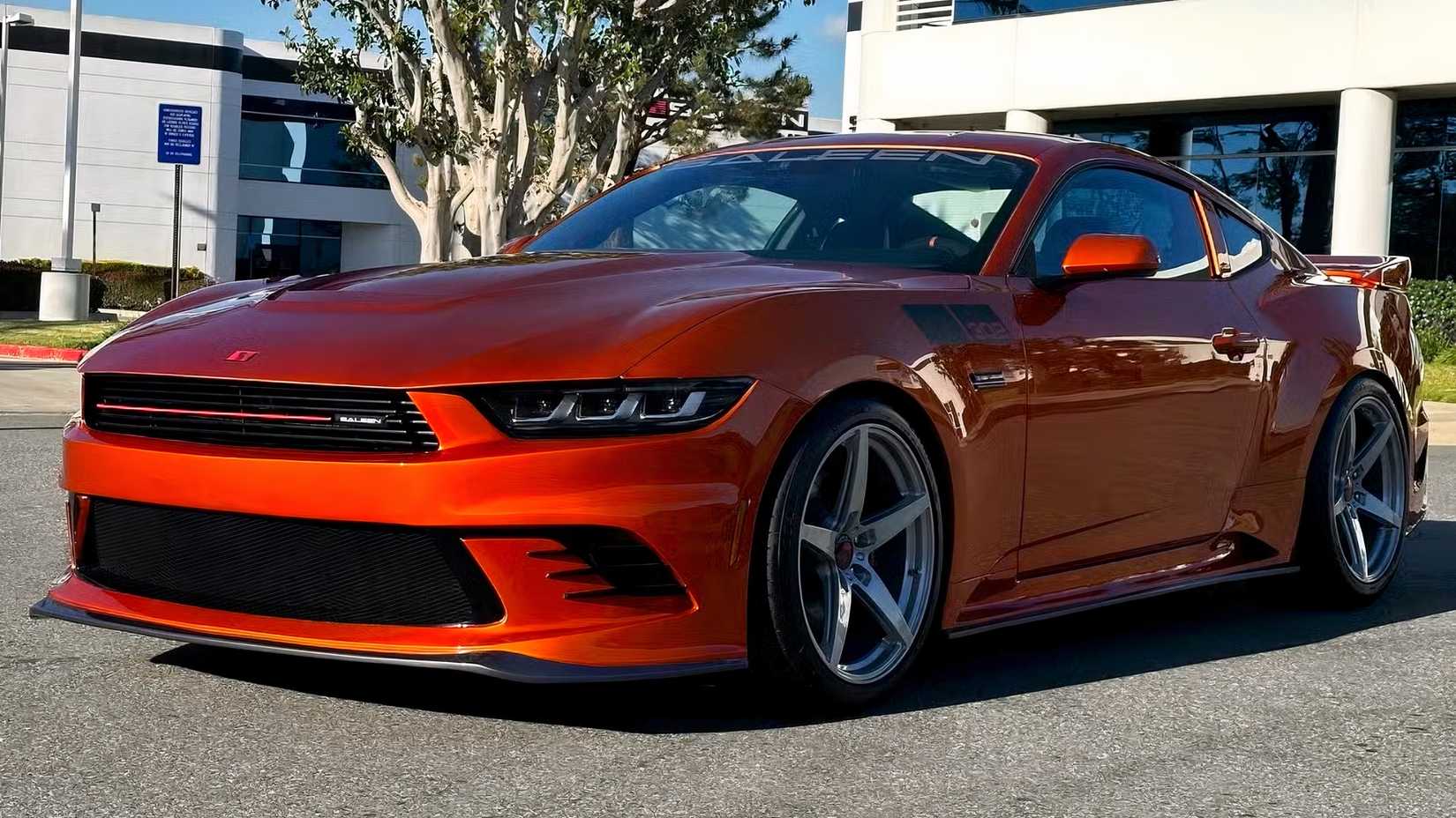 2024 Saleen 302 Mustang Black Label in a parking lot