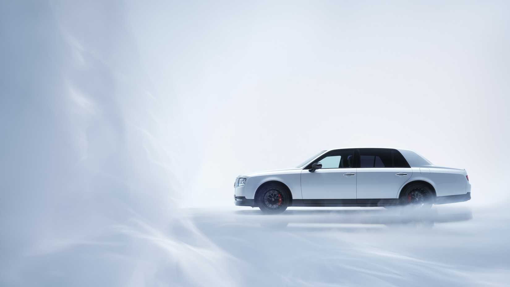 Side profile of the Century GRMN sedan