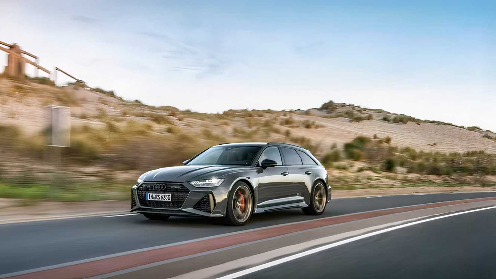 2025 Audi RS6 Avant being driven