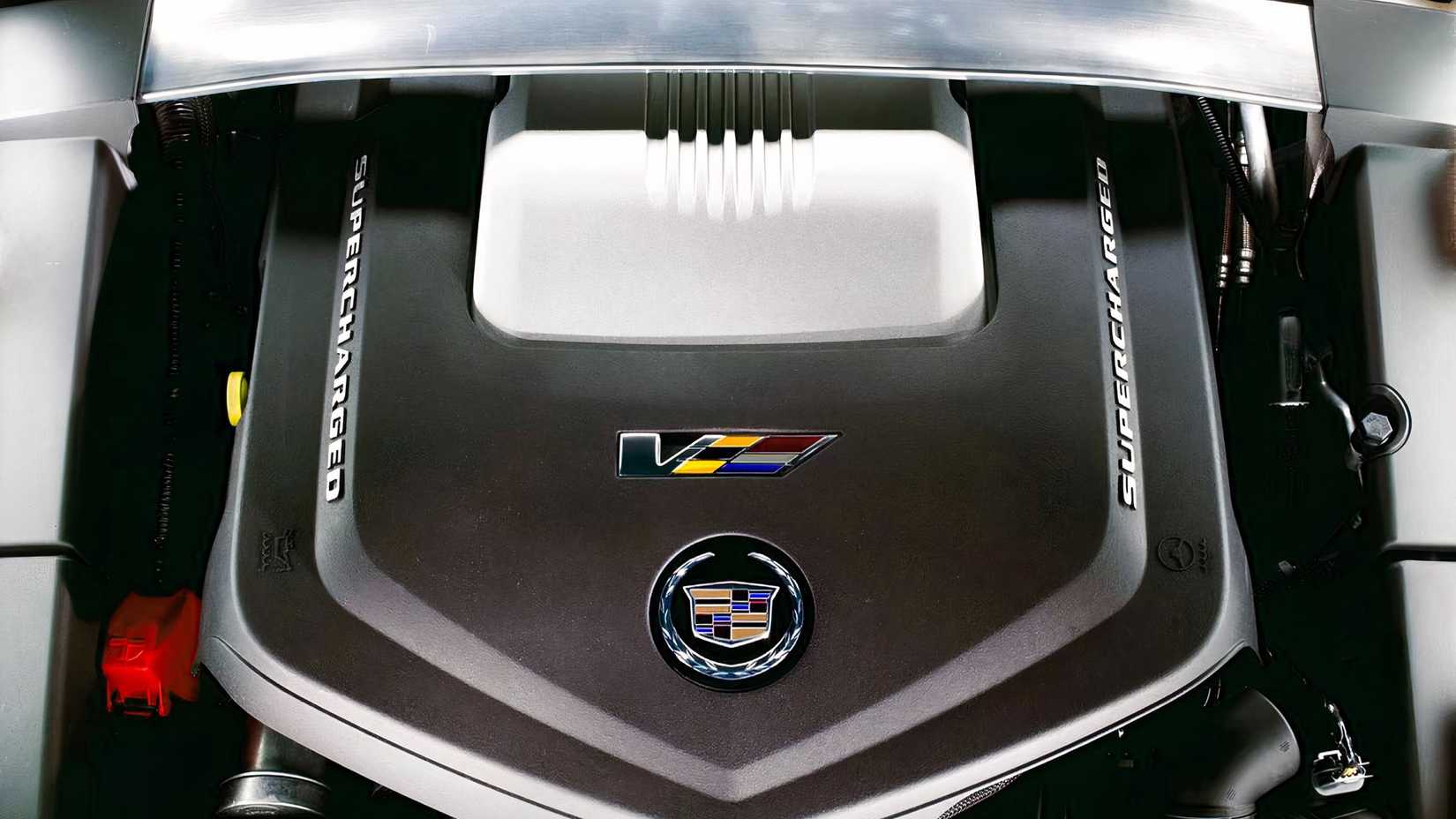 2014 Cadillac CTS-V engine bay
