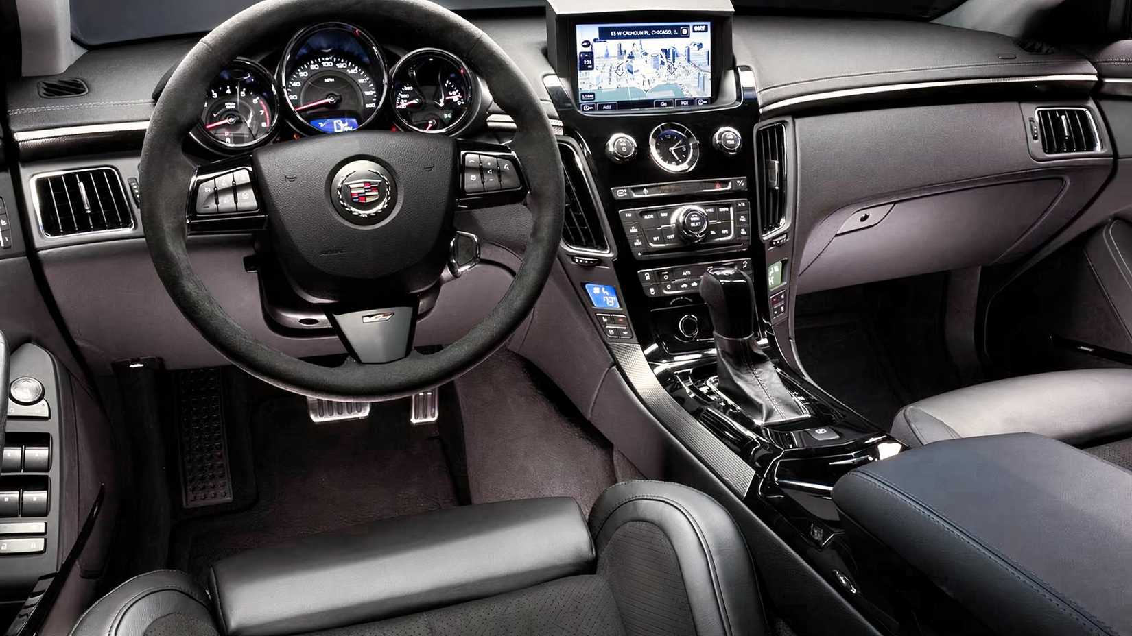 2014 Cadillac CTS-V interior showing cockpit