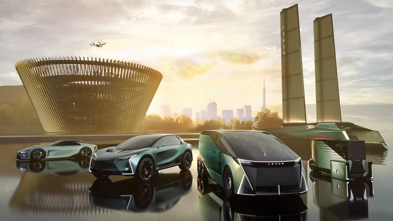 The entire family of Lexus LS Concepts