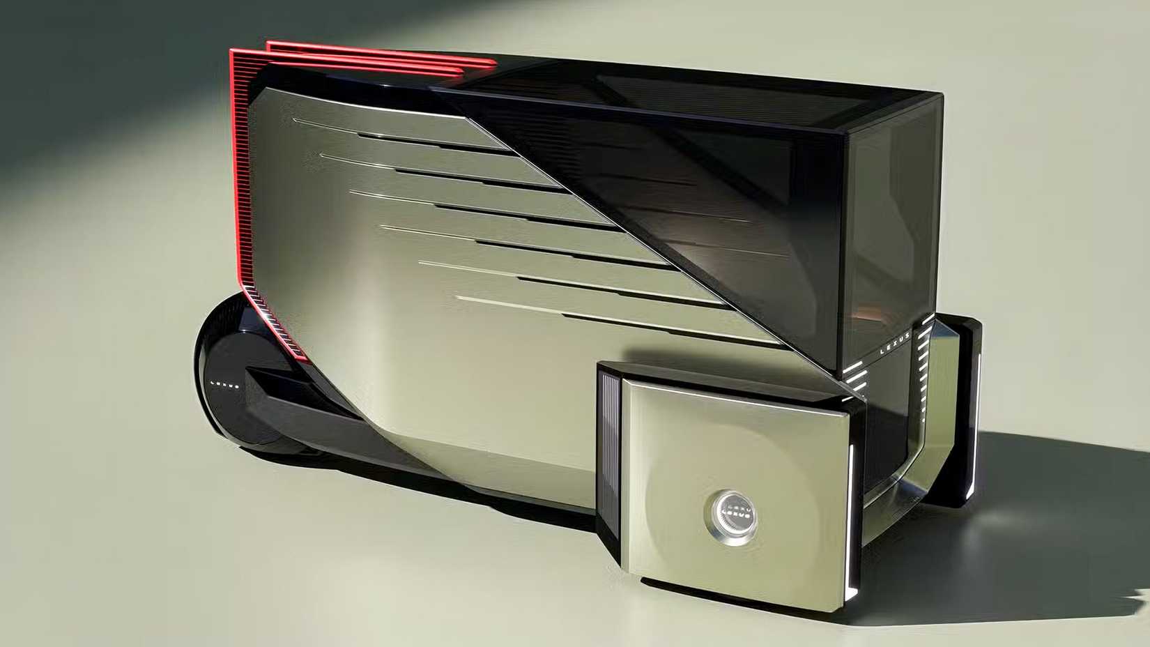 Vista frontal 3/4 do Lexus LS Micro Concept